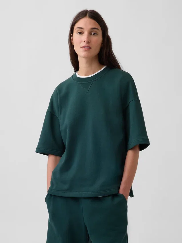 Übergroßes Sweatshirt aus schwerem French-Terry