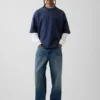 Übergroßes Sweatshirt aus schwerem French-Terry