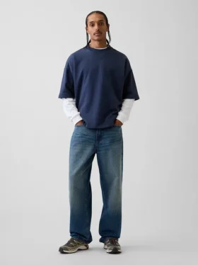 Übergroßes Sweatshirt aus schwerem French-Terry