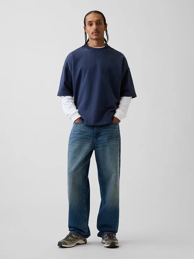 Übergroßes Sweatshirt aus schwerem French-Terry