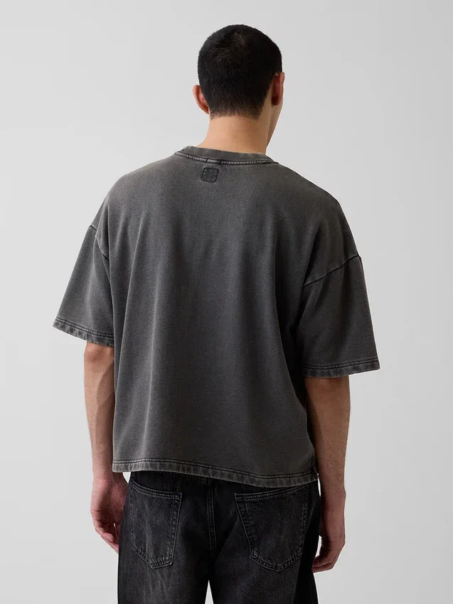 Übergroßes Sweatshirt aus schwerem French-Terry