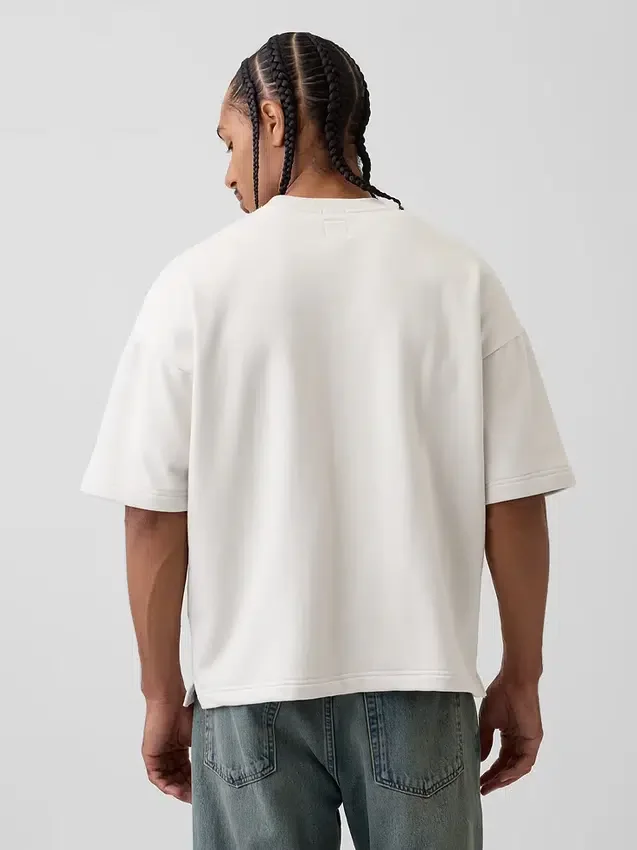 Übergroßes Sweatshirt aus schwerem French-Terry