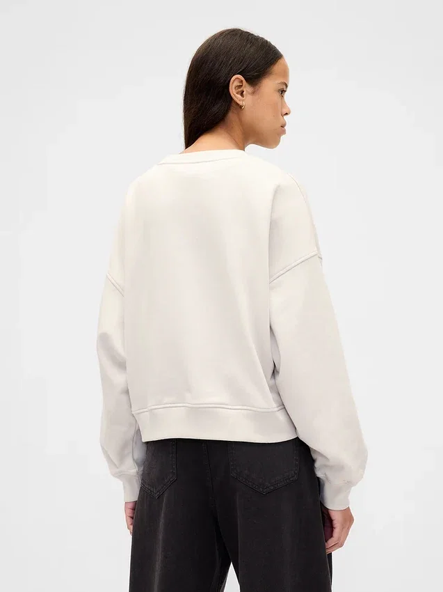 Übergroßes Sweatshirt aus schwerem French-Terry