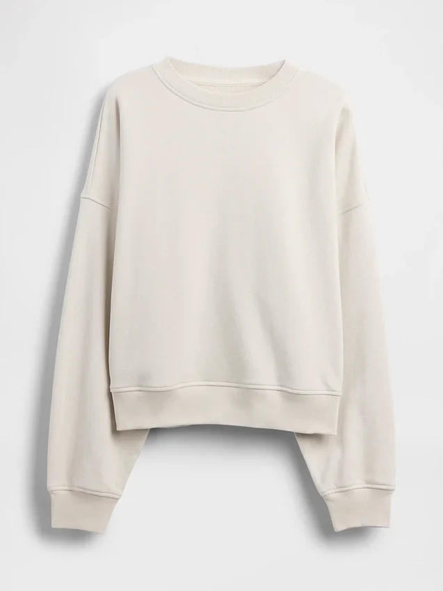 Übergroßes Sweatshirt aus schwerem French-Terry