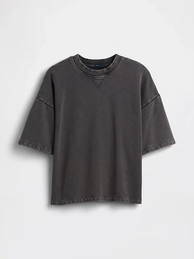 Übergroßes Sweatshirt aus schwerem French-Terry
