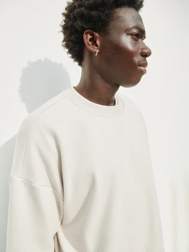 Übergroßes Sweatshirt aus schwerem French-Terry