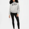 Übergroßes Sweatshirt mit Stehkragen und Logo aus schwerem French-Terry-Stoff