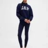 Übergroßes Sweatshirt mit Stehkragen und Logo aus schwerem French-Terry-Stoff