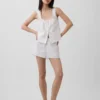 Bestickte Pyjama-Shorts