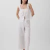 Bestickte Pyjamahose als Hose