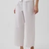 Bestickte Pyjamahose als Hose