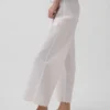 Bestickte Pyjamahose als Hose