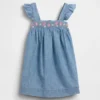 Besticktes Jeanskleid für Baby & Kleinkind