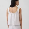 Besticktes Pyjama-Tanktop