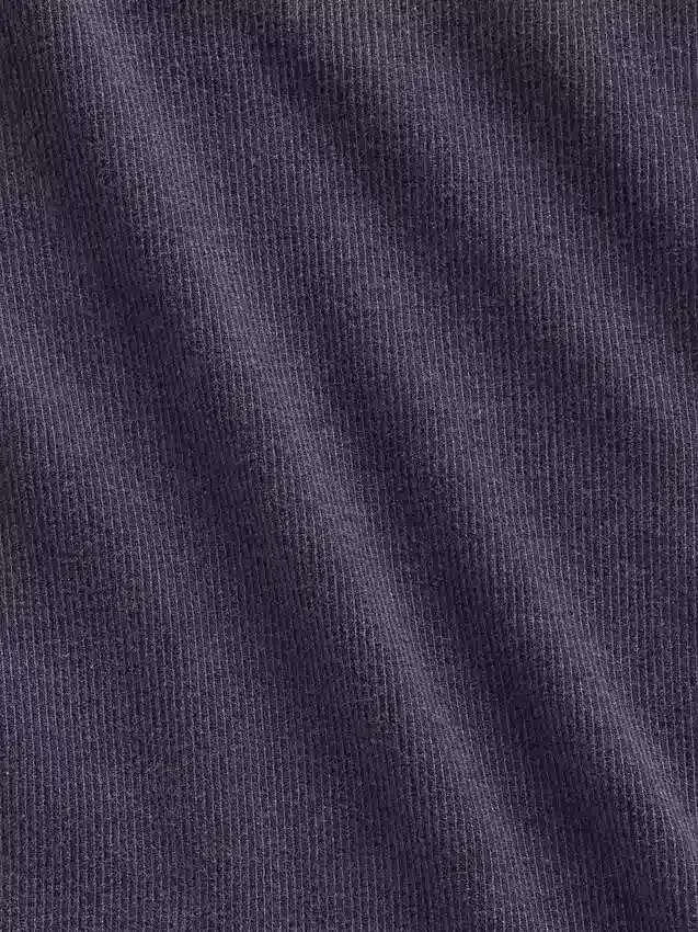 Besticktes Ripp-T-Shirt für Kinder
