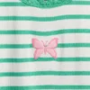 Besticktes T-Shirt aus geripptem Baumwollstrick für Baby & Kleinkind