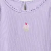 Besticktes T-Shirt mit Grafikprint aus geripptem Baumwollstoff für Baby & Kleinkind