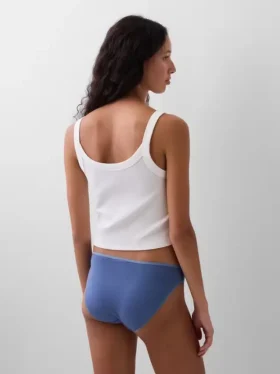 Bikini aus Bio-Stretch-Baumwolle (3er-Pack)