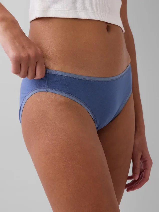 Bikini aus Bio-Stretch-Baumwolle (3er-Pack)