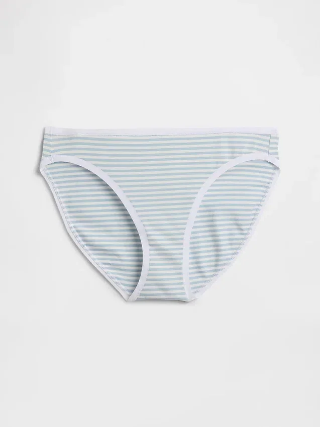 Bikini aus Bio-Stretch-Baumwolle (3er-Pack)