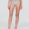 Bikini aus Bio-Stretch-Baumwolle mit Logo