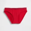 Bikini aus Bio-Stretch-Baumwolle mit Logo