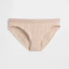 Bikini aus Bio-Stretch-Baumwolle mit Logo
