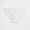 Bikini aus Bio-Stretch-Baumwolle mit Logo