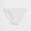 Bikini aus Bio-Stretch-Baumwolle mit Spitzenbesatz