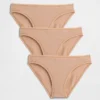 Bikini-Slip aus Bio-Stretch-Baumwolle (3er-Pack)