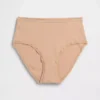 Bikini-Slip aus Bio-Stretch-Baumwolle mit hoher Leibhöhe