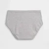 Bikini-Slip aus Bio-Stretch-Baumwolle mit hoher Leibhöhe