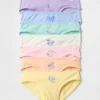 Bikini-Slips für Kinder mit Wochentagen (7er-Pack)