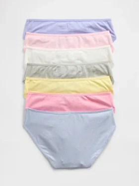 Bikini-Slips für Kinder mit Wochentagen (7er-Pack)
