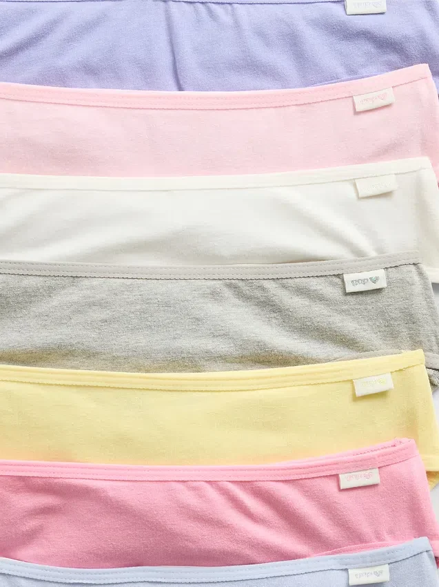 Bikini-Slips für Kinder mit Wochentagen (7er-Pack)