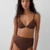 Bikini-Unterteil mit hoher Taille