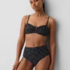 Bikini-Unterteil mit hoher Taille