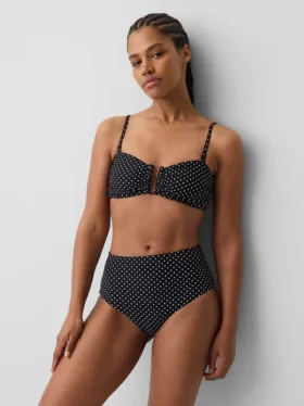 Bikini-Unterteil mit hoher Taille