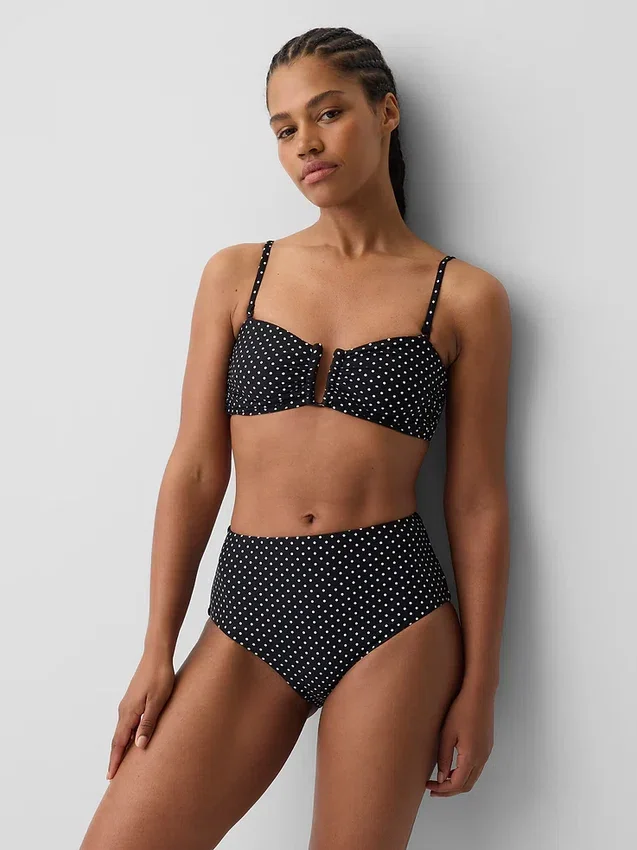 Bikini-Unterteil mit hoher Taille