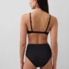 Bikini-Unterteil mit hoher Taille