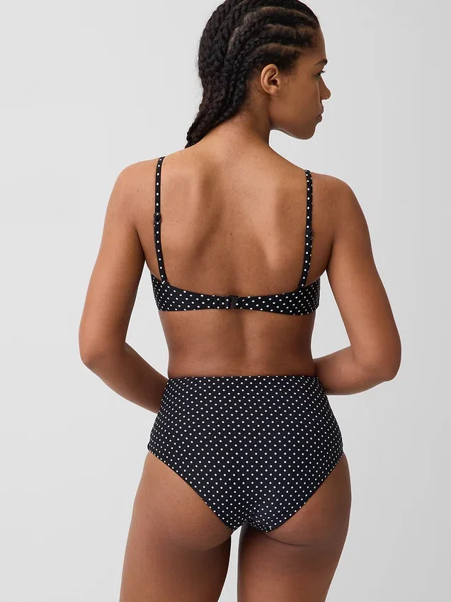 Bikini-Unterteil mit hoher Taille