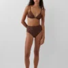 Bikini-Unterteil mit hoher Taille