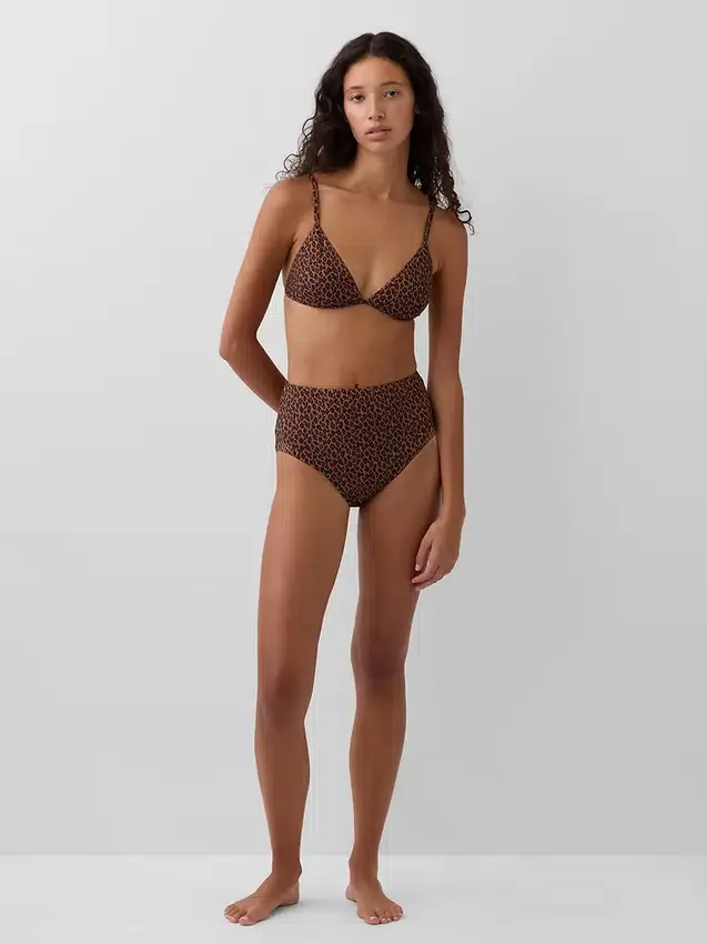 Bikini-Unterteil mit hoher Taille
