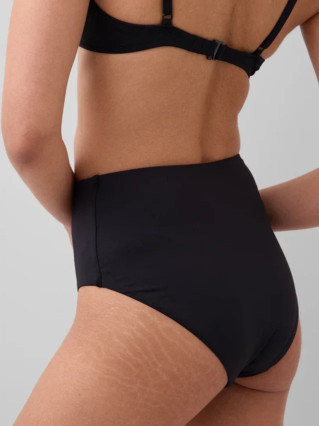 Bikini-Unterteil mit hoher Taille