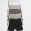 Bio-Boxershorts aus Stretch-Baumwolle mit Logo für Kinder (5er-Pack)