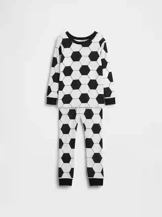 Bio-Pyjama-Set aus gebürsteter Baumwolle für Baby & Kleinkind