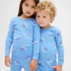 Bio-Pyjama-Set aus gebürsteter Baumwolle für Kinder und Babys