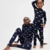 Bio-Pyjama-Set aus gebürsteter Baumwolle für Kinder und Babys