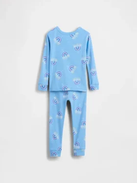 Bio-Pyjama-Set aus gebürsteter Baumwolle für Kinder und Babys