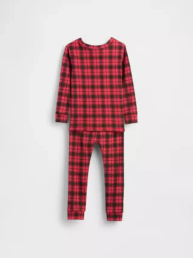 Bio-Pyjama-Set aus gebürsteter Baumwolle für Kinder und Babys